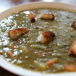 オーガニックレンズ豆とほうれん草の具沢山スープ